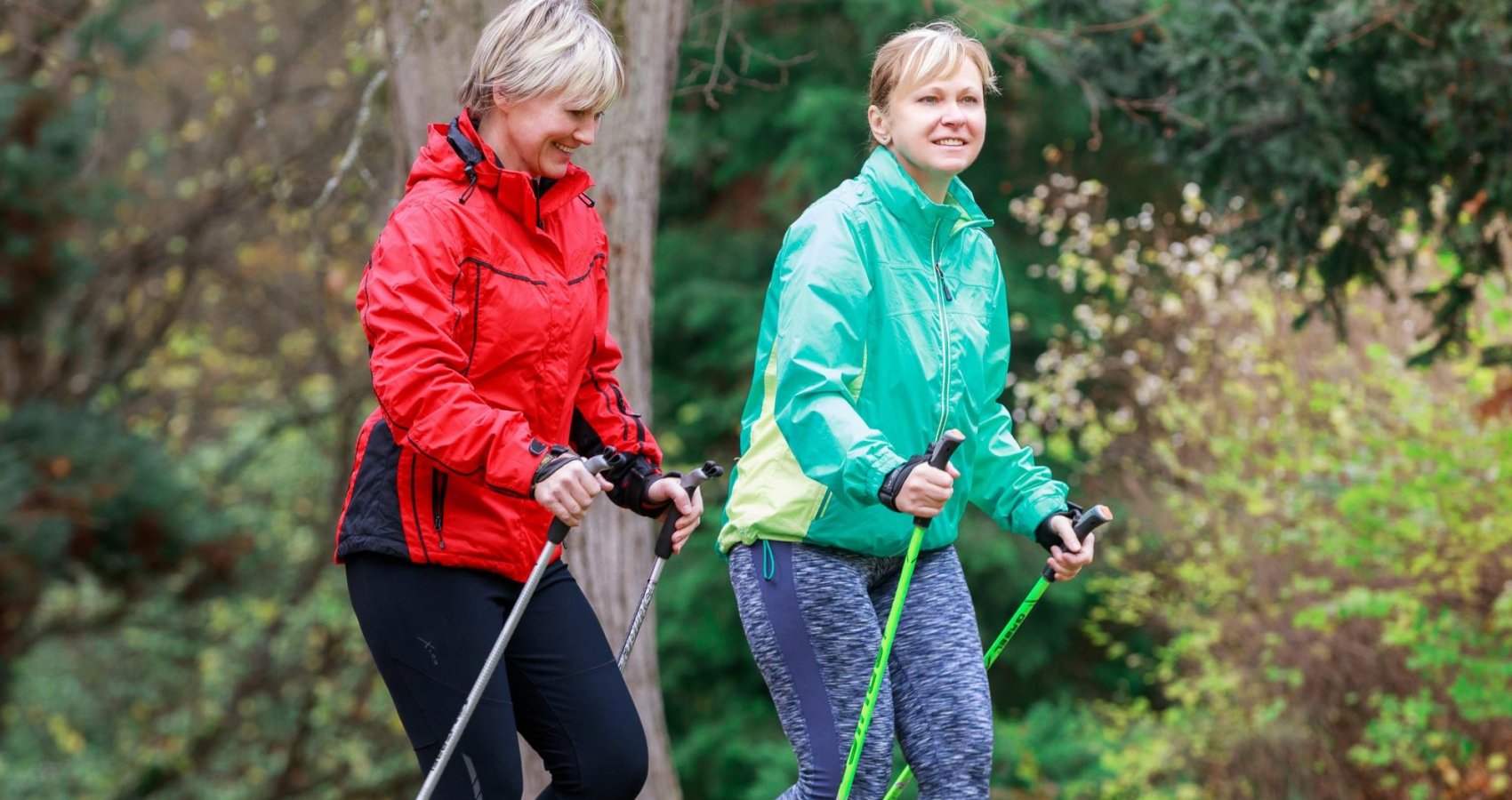 Nordic Walking v lázeňském parku