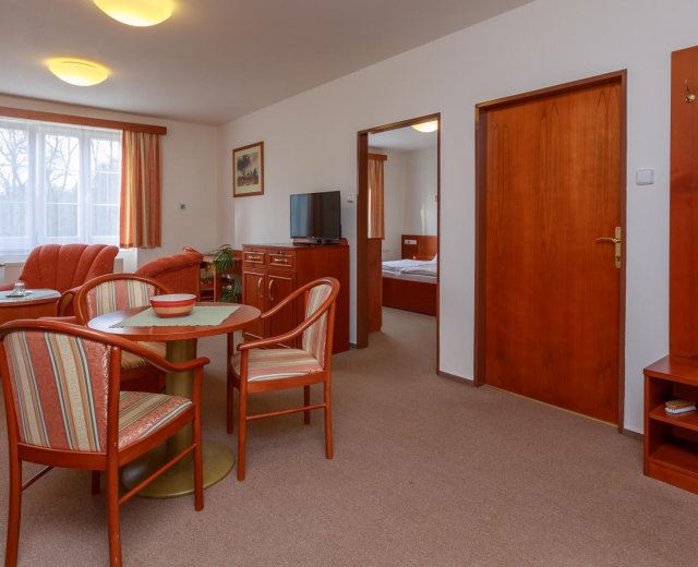 Suite Komfort v lázeňském hotelu Prusík